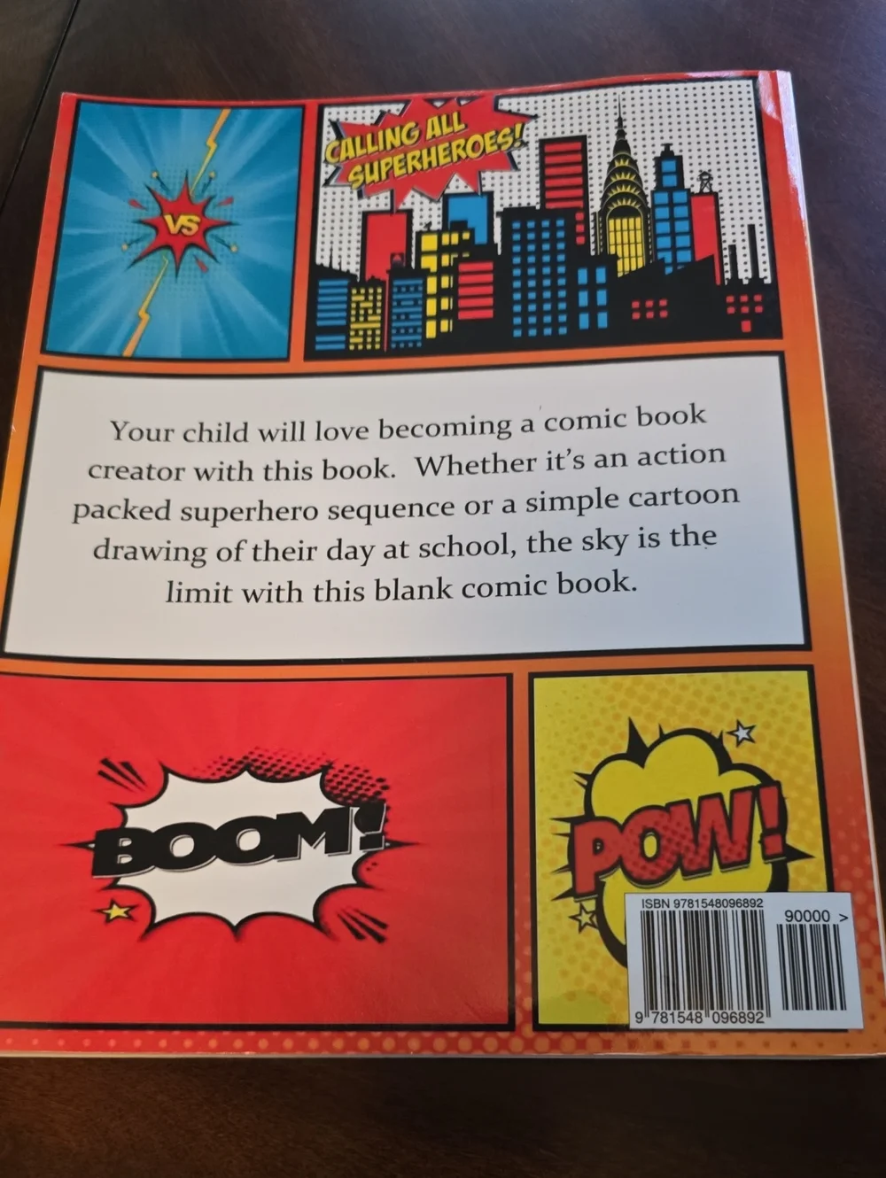 Discounted - Condition Good - Create Your Own Comic Book Notebook - Paperback